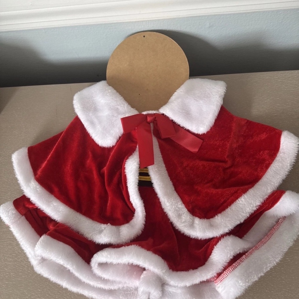 NEW So 'Dorable Lil Miss Clause Dress Up-Up To 12 Months Baby Christmas Outfit